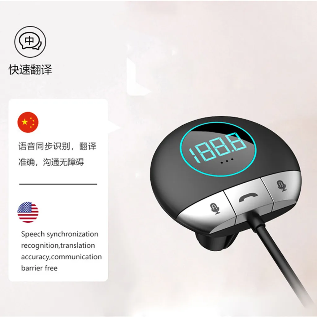 Умный переводчик Bluetooth Автомобильный переводчик интеллектуальная голосовая переводная машина 38 языковая поддержка перевода Многоязычная s