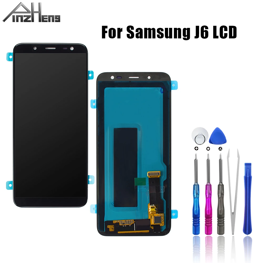 

PINZHENG Original LCD For Samsung Galaxy J6 2018 J600F J600 LCD Display Touch Screen Assembly Replacement For Samsung J6 Display