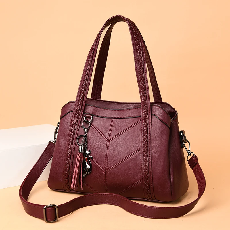Модные сумки через плечо для женщин женские сумки роскошные женские сумки дизайнерские высококачественные кожаные брендовые сумки