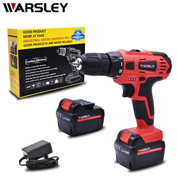 

21V power tools Cordless Drill electric Drill Screwdriver 2 Batteries battery drill electric screwdriver Screwdriver