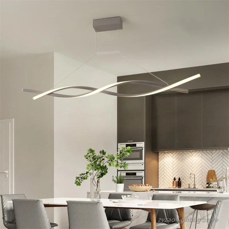 Modern Simple Home Decor Led Pendant Lamps Restaurant Dining Room Bar Kitchen Hanging Lamps Nordic Indoor Pendant Light Fixtures