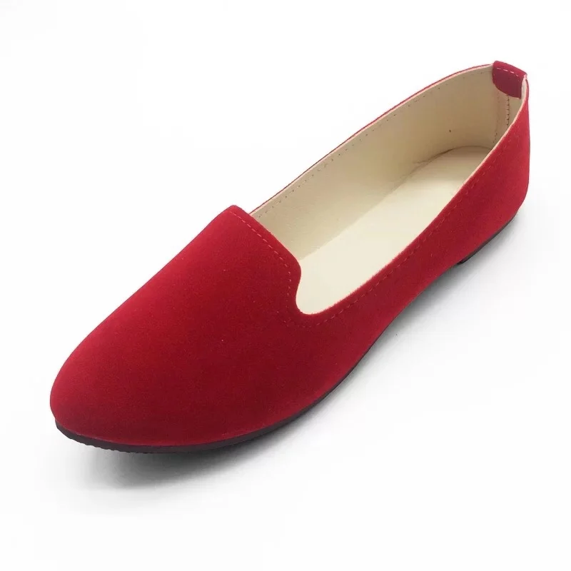 

Big Size Women Flats Candy Color Woman Loafers Spring Autumn Flat Shoes Women Zapatos Mujer Plus Size 35-42 XKD1150