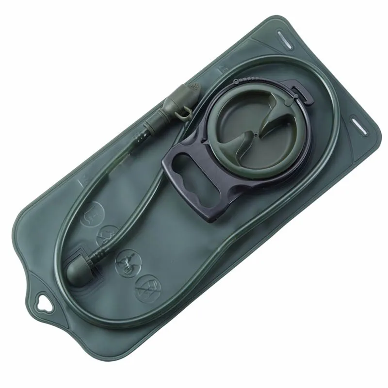2L 2.5L 3L TPU тактическая сумка для воды для спорта на открытом воздухе Мягкий Складной резервуар для воды проточный водный Пузырь гидратация для пешего туризма кемпинга