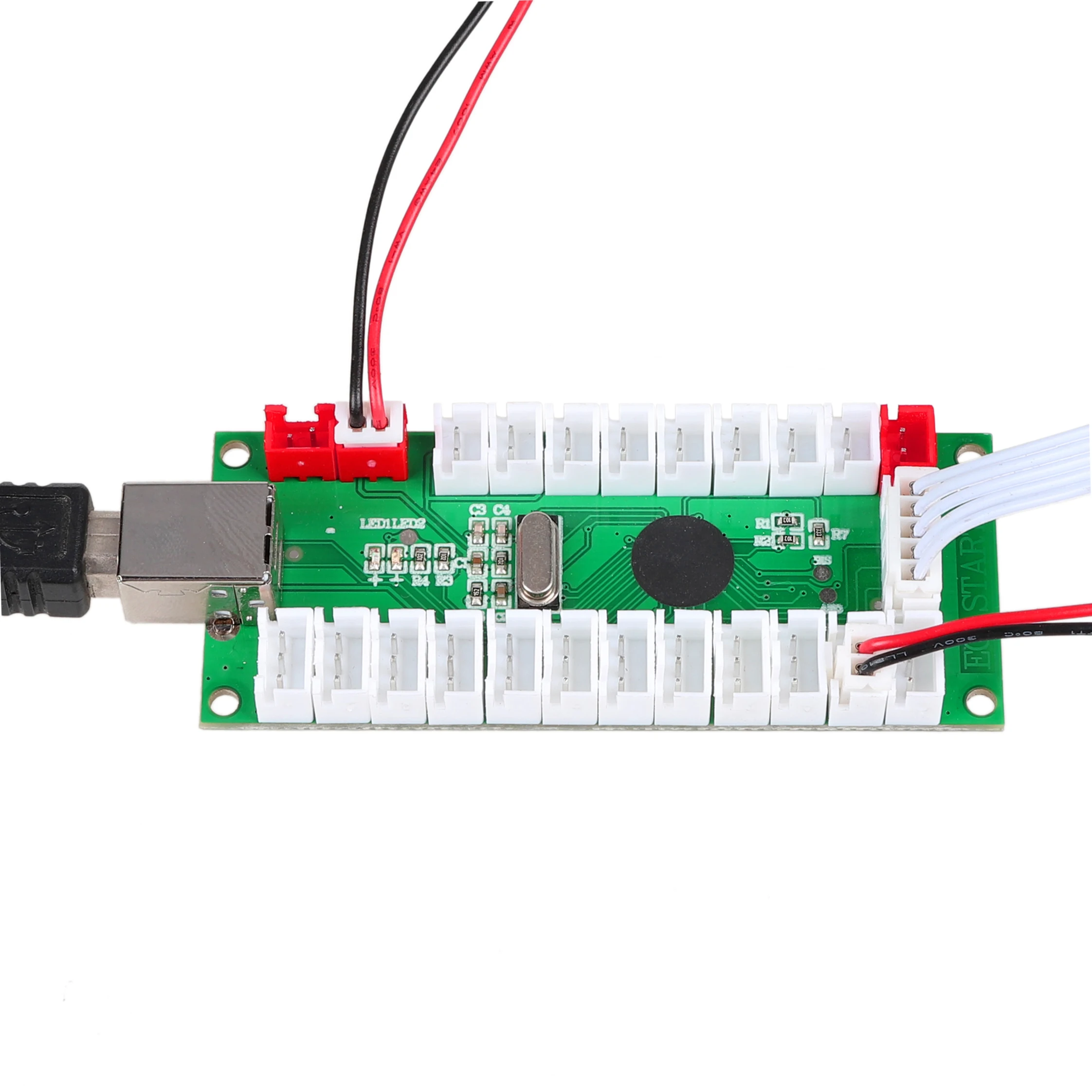2 игрока Аркада Zero Delay USB энкодер ПК к джойстику панель управления для MAME Happ Тип