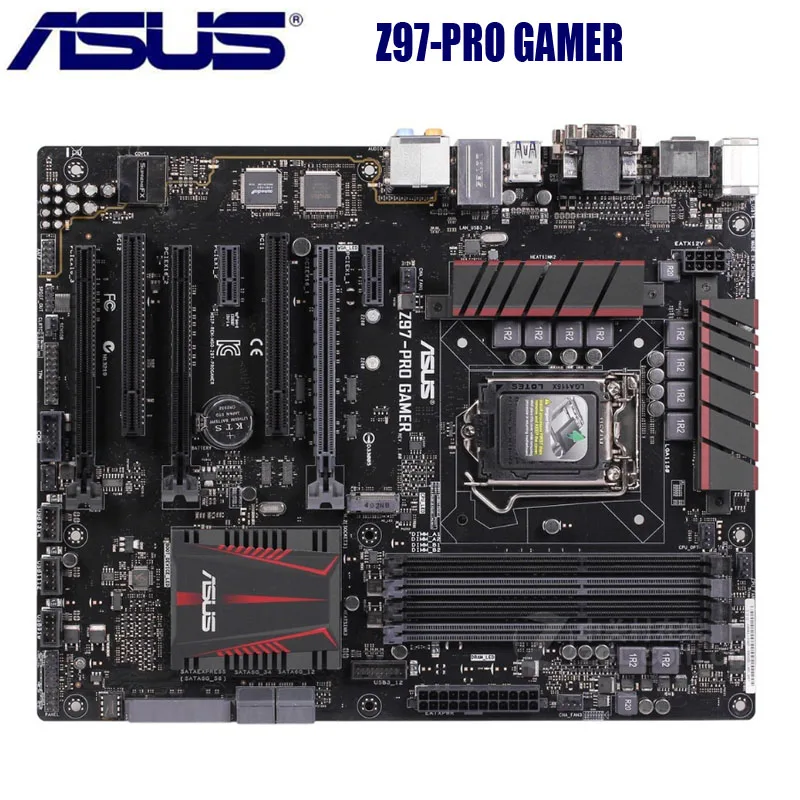 LGA 1150 Motherboard ASUS Z97-PRO GAMER DDR3 32GB