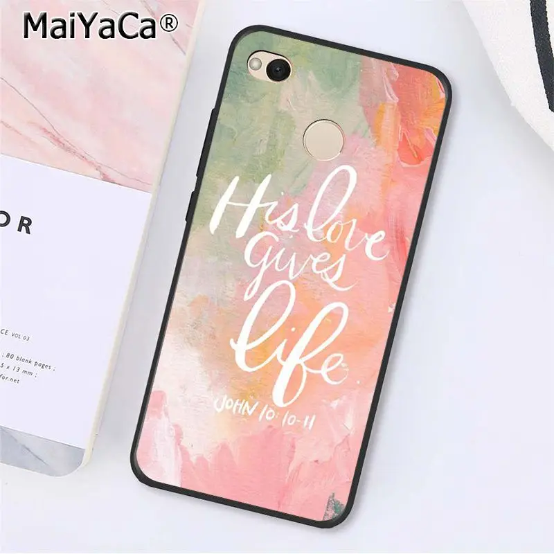A7 MaiYaCa текстами и сюжетами из Библии и изображением Иисуса Христа Филиппийцам Иисус Христос чехол для телефона для Xiaomi mi5 6 A1 A2 Mi9 9SE mi8lite A2 Lite F1 Mix2 2S Max2 3 - Цвет: A7
