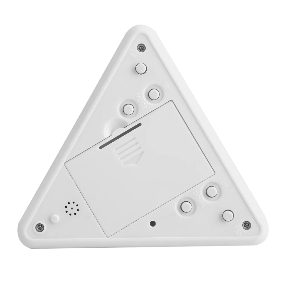 Puseky Pyramid Time 7 цветов светодиодный Будильник цифровой ЖК-часы термометр светодиодный подсветка светодиодный Будильник