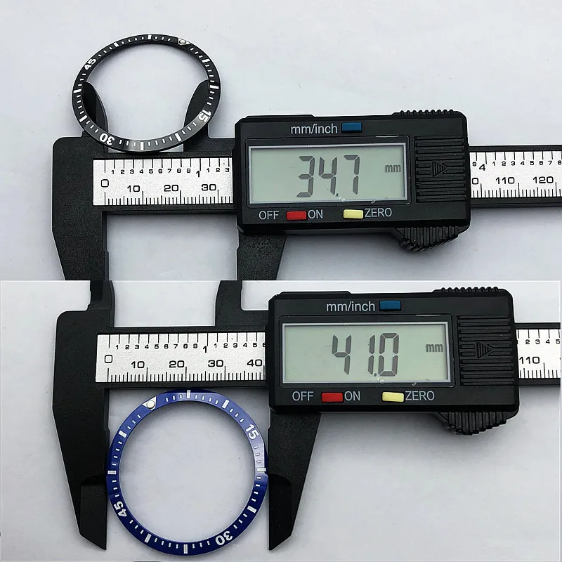 LARIMOKER 세라믹 시계 베젤 핏 44 mm 시계 케이스, 41mm