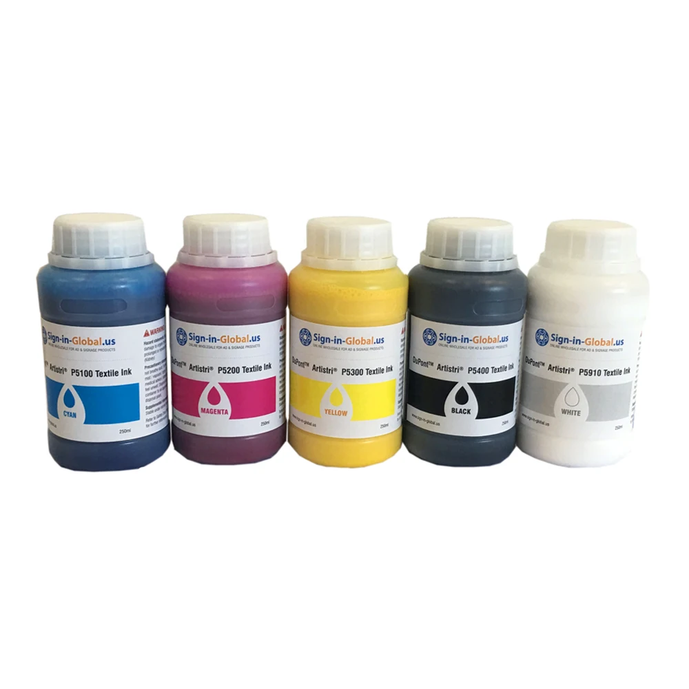 1.25l Artistri Cmyk+white Textile Ink 