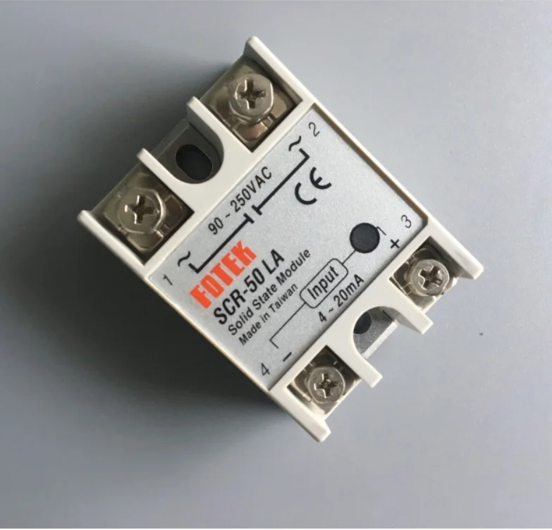 

Taiwan Yangming FOTEK Single Phase Linear Solid State Relay SCR-50LA