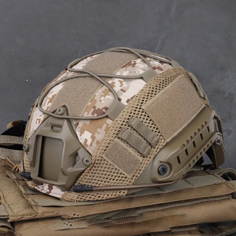 Новое поступление один Tigris Tactique Multicam Couvre-casque pour Ops-core RAPIDE PJ Casque et OneTigris PJ Casques шлем