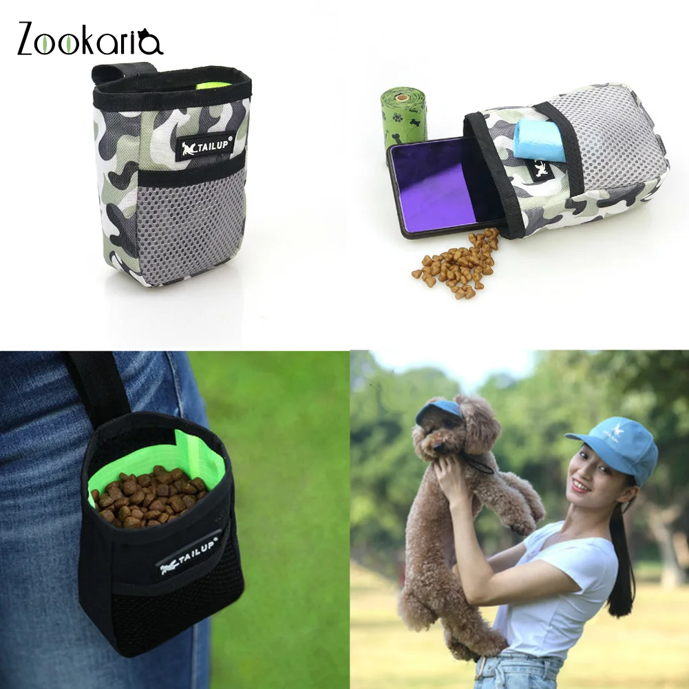 Portátil formación bolsa para Snack para perros mascotas fuerte resistencia al desgaste de gran capacidad Snack para cachorros recompensa de bolso de la cintura para perro gato