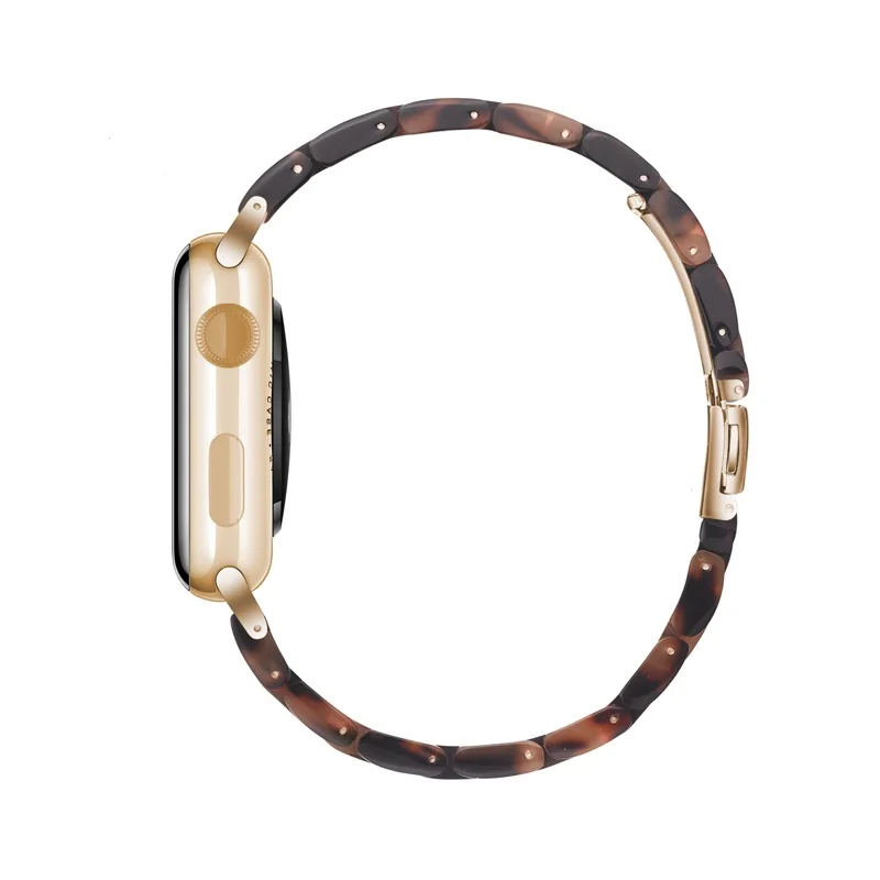 Керамика смолы ремешок для наручных часов Apple Watch Series 4 5 3 2 1 полоса смолы Для мужчин Для женщин ремешок для наручных часов iWatch, 40/44/38 мм/42 мм, ремешок для часов аксессуары