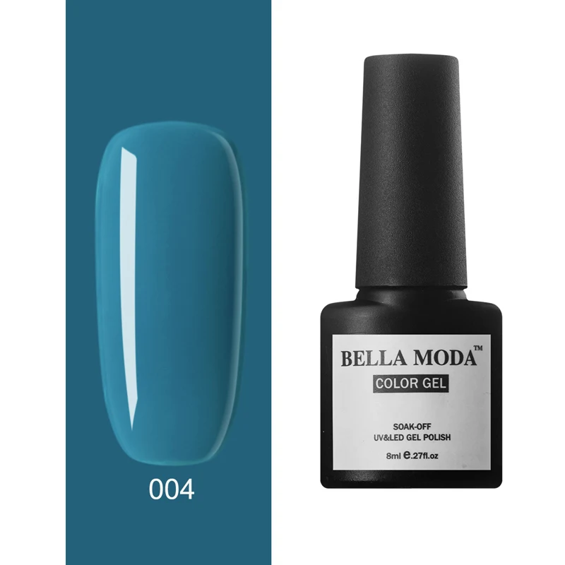 BM-SB-004 BELLA MODA 8 мл замачиваемый УФ-гель для ногтей Дизайн ногтей гель для украшения лака Гель-лак - Цвет: BM-SB-004
