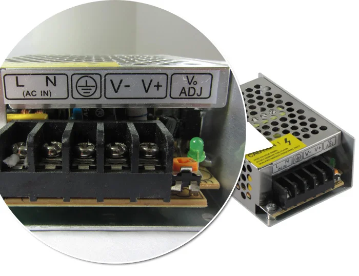 24V 1A 24W импульсный источник питания драйвер переключение для светодиодной ленты дисплей света 110 V/220 V