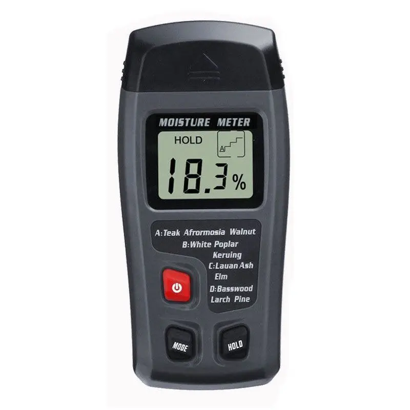 

0-99.9% Digital Wood Moisture Meter Tester Damp Hygrometer 2Pins