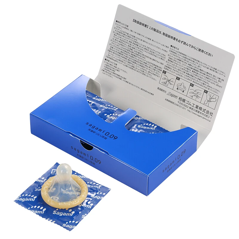 Оригинальный презерватив Sagami Super dot 0 09 мм интимные товары контрацепция секс пенис