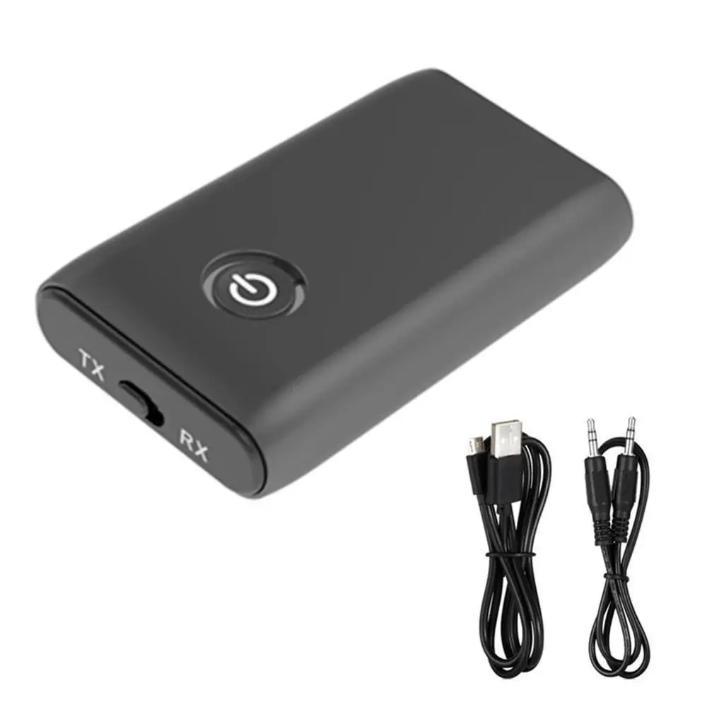 2 in 1 Bluetooth 5.0 Transmitter Receiver TV PC Car Speaker 3.5mm AUX Hifi Music Audio Adapter/Headphones Car Stereo Device