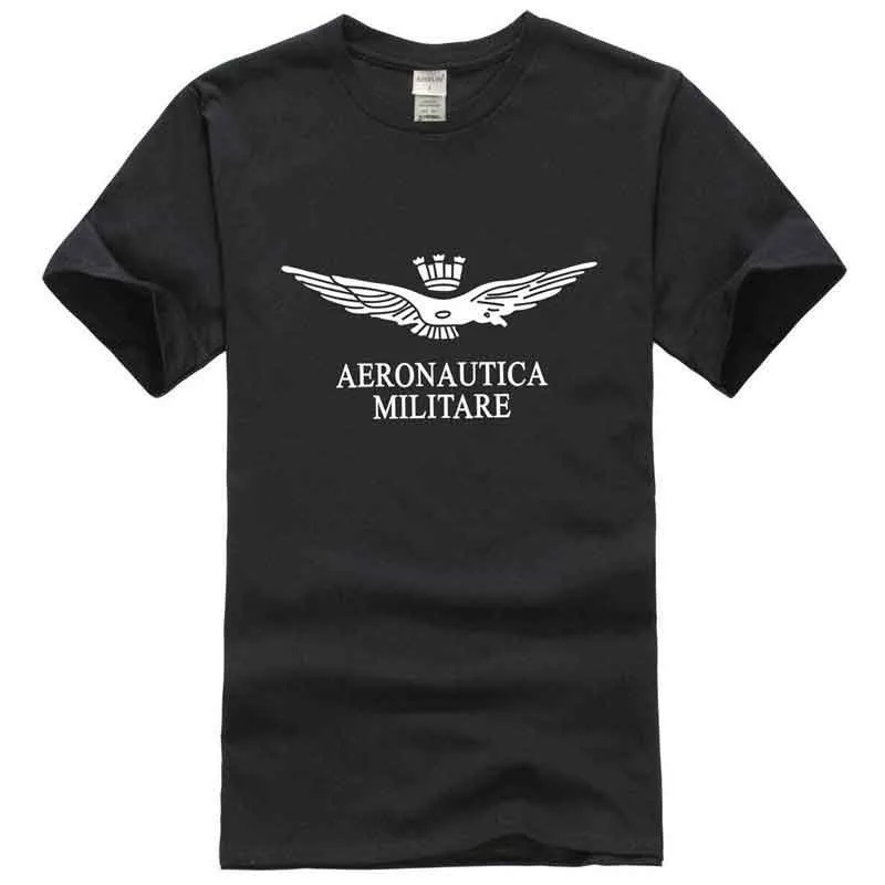 

New Fashion Fitness Printing Men T Shirt Famous Brand Clothing Aeronautica Militare Mens T-shirt Homme