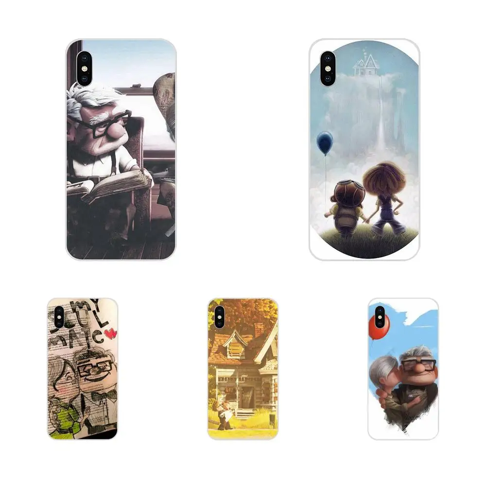 

Cell Phone Case Cartoon Beauty Up Pixar Carl And Ellie For Xiaomi Redmi Note 2 3 3S 4 4A 4X 5 5A 6 6A Pro Plus