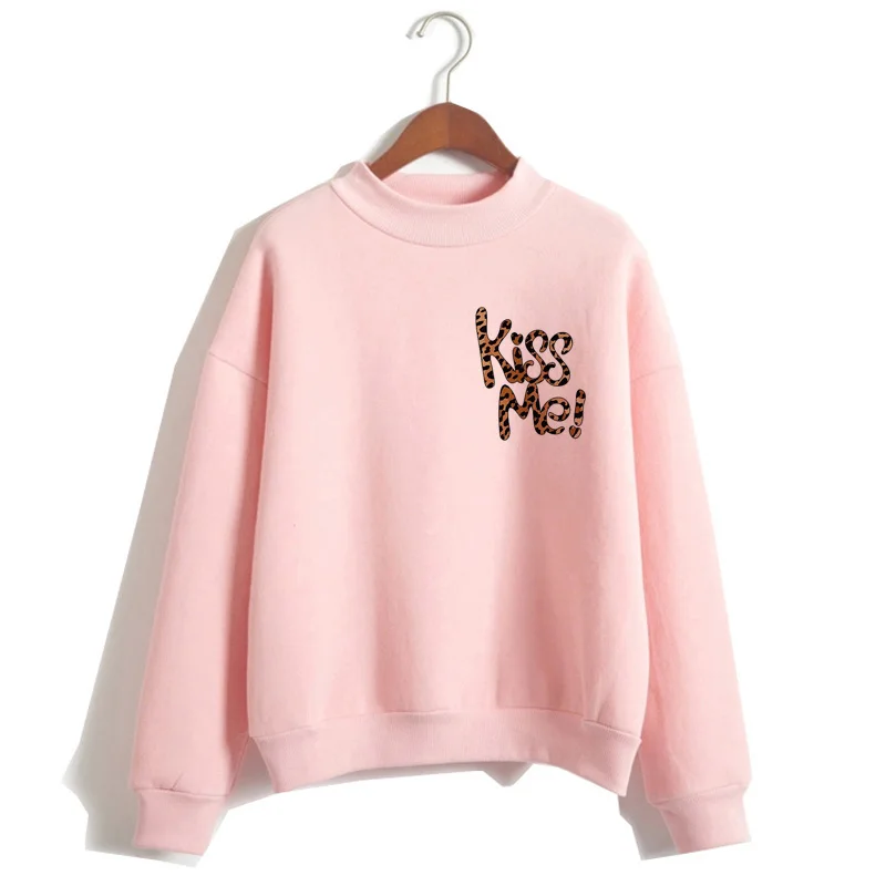 Леопардовые толстовки Harajuku Vogue Fashion 90s женские пуловеры с круглым вырезом толстовка негабаритный принт уличная ulzzang Женская Повседневная - Цвет: 471
