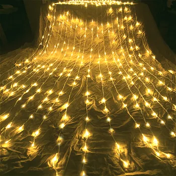 

Waterfall Waterproof Curtain Icicle Fairy String Garland 3X3M/2M 6X3M LED Christmas Wedding Meteor Shower Rain String Light