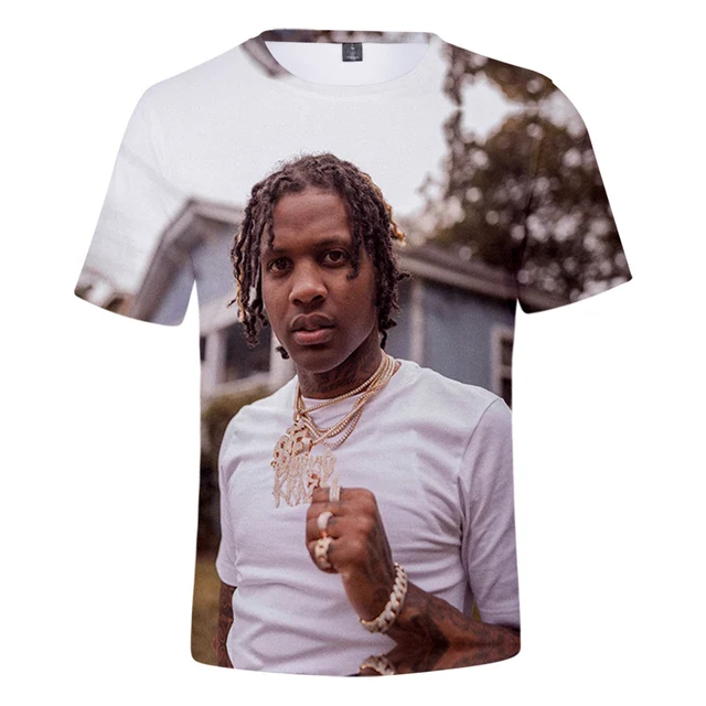 Lil Durk 3D Print T-Shirt Fashion Casual Popular Shirts Short Sleeve Oversize Tops 1