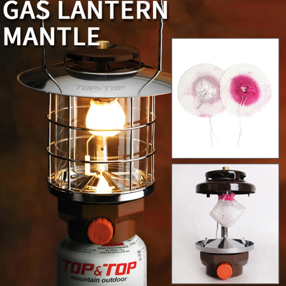 10 шт. 90 мм/100 мм Газа Фонари мантии керосин газовая лампа крышка прочная сетка