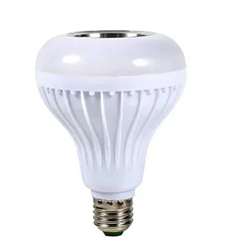 

24-key RGB Colorful Mobile Phone Smart Wireless Remote Control Music Bulb Light 3rd Generation Wireless Sound Bulb E27
