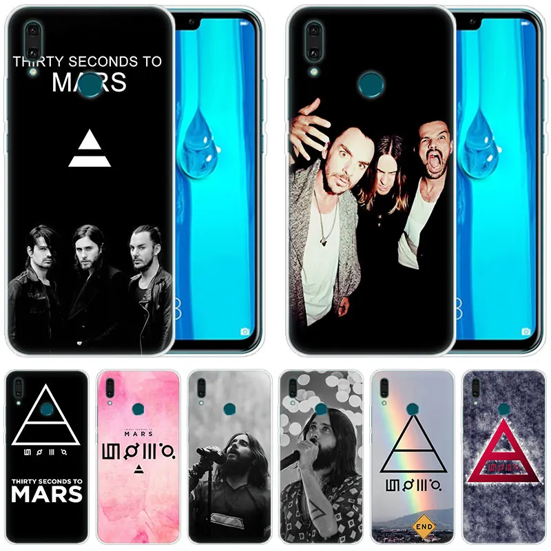 

luxury Silicone Case 30 Second To Mars 30STM for Huawei Mate 30 20 Lite 10 Pro Y5 Y6 Y7 Pro 2019 Y9 Prime 2019 2018 Y6 Pro 2017