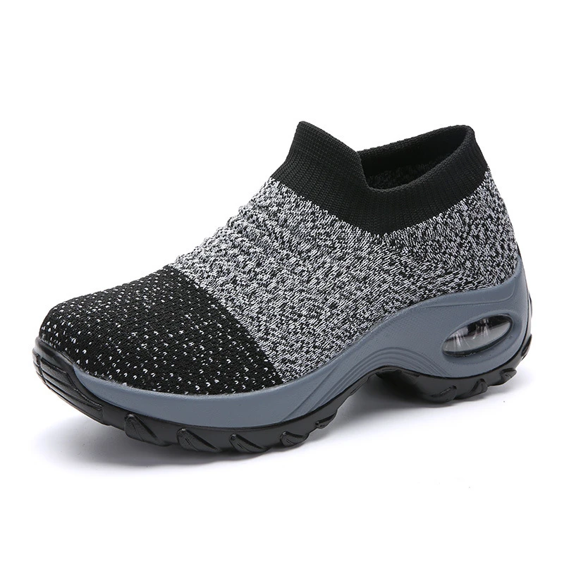 Hypersoft Zapatillas deportivas ortopédicas para mujer, zapatos informales con color negro y rojo, para caminar, 2021|Zapatos vulcanizados de mujer| - AliExpress