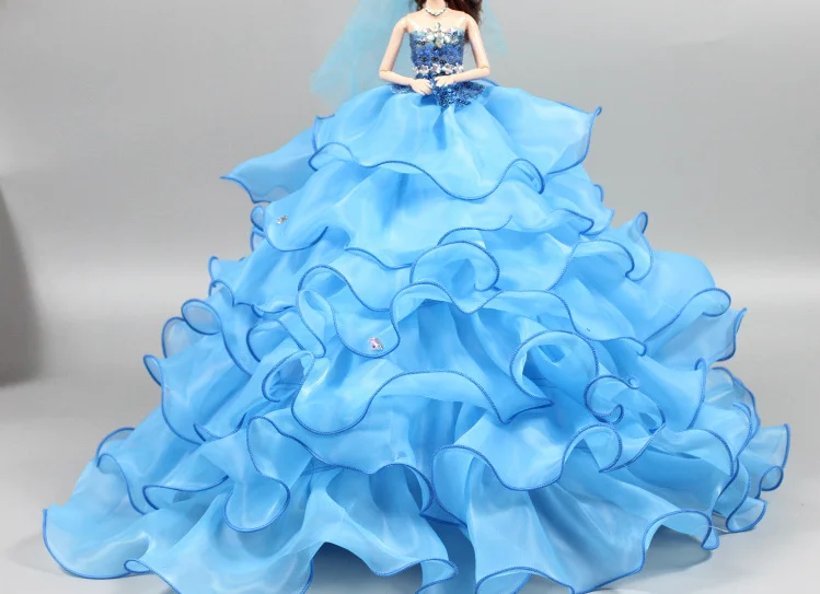 blue doll organze