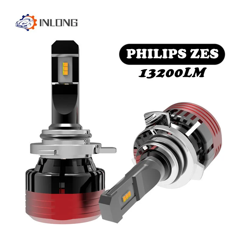 

INLONG 2PCS H4 led H7 9005 hb3 9006 hb4 Car LED Headlight Bulb H1 H11 Led H8 H9 Auto Led Lamp 13200LM Headlamp Fog Light 6000K