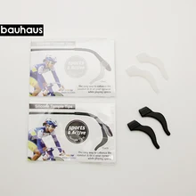  Silicone Transparent Anti Slip Easy To Use Glasses Ear Hooks Eyeglasses Grip Temple Holder Accessories For Sports Eyewear 