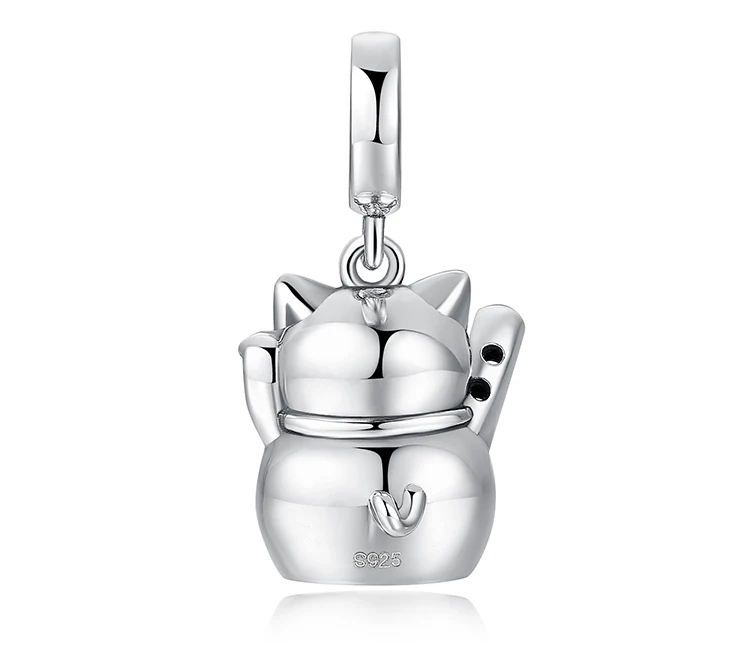 JewelryPalace 925 пробы Серебряная удача любовь Lucky Cat Шарм бусины для мамы и дочки Лидер продаж красивый подарок мода ювелирные изделия