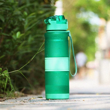 

Water Bottles 500ml 1000ml Capacity Drinking Water Portable Plastic Protein Shaker My Sport Drink Bottle Tritan bpa Free
