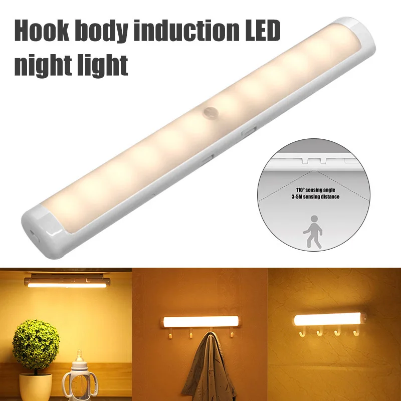 

Wireless LED Motion Sensor Night Lights for Under Cabinet Closet Kitchen Cupboard Shelf Lighting --M25