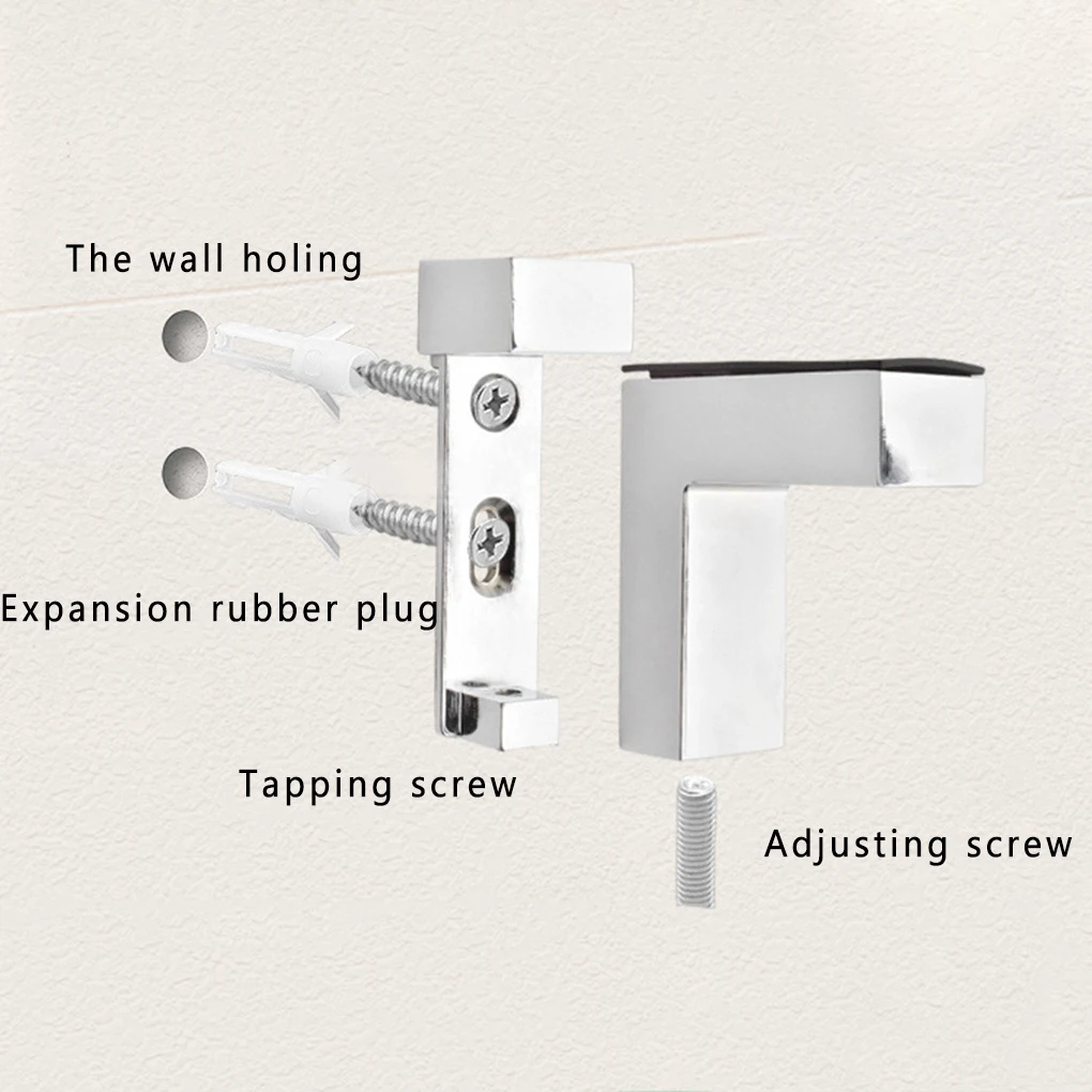 2 шт регулируемое 3-20 мм/цинковый сплав 3-28 мм/3-15 мм/3-20 мм Крепление для деревянных полок настенное крепление стеклянная полка Кронштейн рыбный рот стеклянный зажим