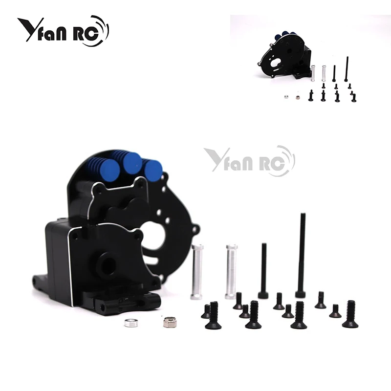 Yfan rc1 set transmission box aluminum traxxas trxs slash rustler bar stampede TE12HX01 2wd