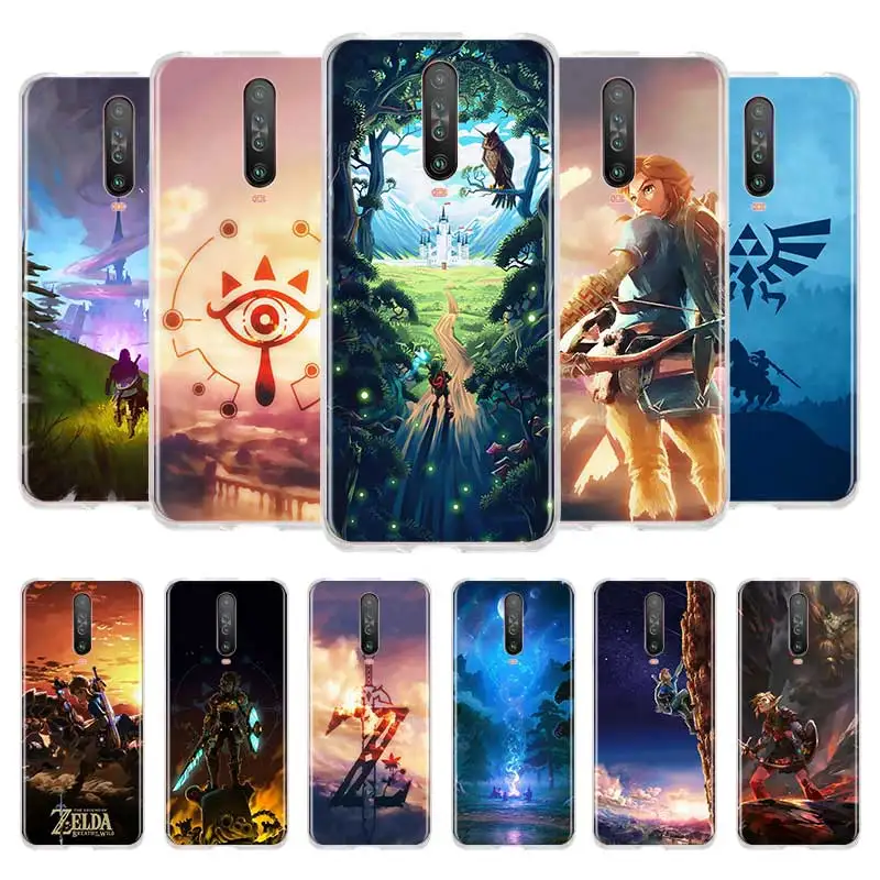 Чехол из ТПУ Legend Of Zelda для Xiaomi Mi Note 10 Pro 5G 9T 9 CC9 A3 Poco F2 X2 A2 Lite 6X 5X Чехлы чехол