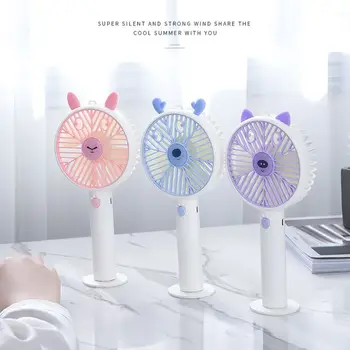 

Handheld Fan Portable Fan USB Rechargeable Battery Personal Desktop Fan for Office Room Outdoor Traveling Camping