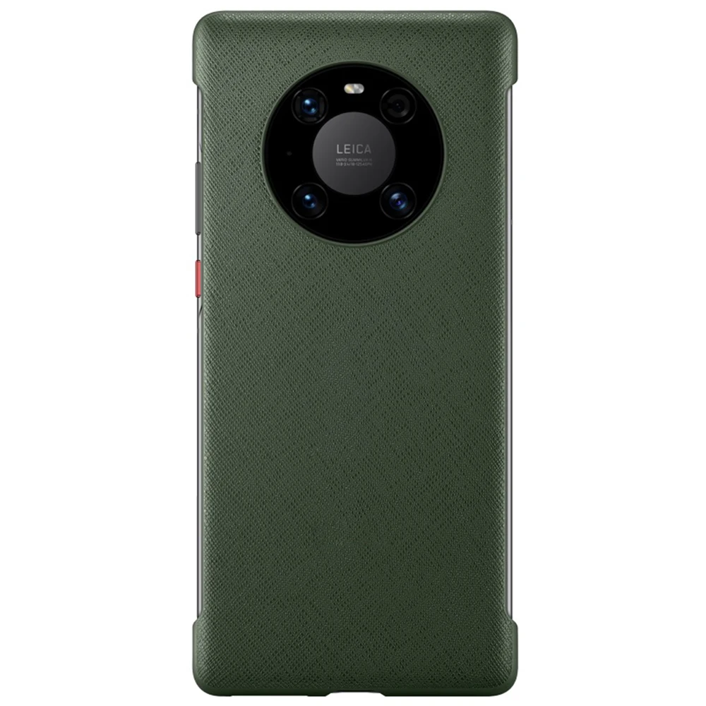 Original Case for Huawei Mate 40 Pro Plus Case Cross texture PU Leather Back Cover Hard Case Protective Capa for Mate 50 Pro