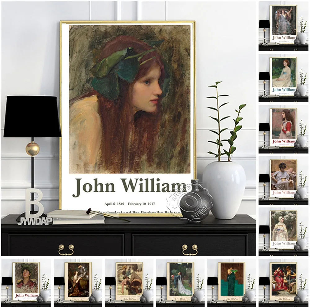 Постер John William Waterhouse Circe предлагает чашку Улисса масляной живописи принты