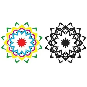 

36pcs/set Mandala Stencils DIY home decoration drawing Laser cut template Wall Stencil Painting for Wood Tiles Fabric
