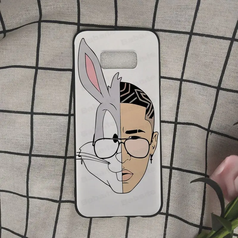 Мягкий силиконовый чехол для телефона Bad Bunny X100pre из ТПУ для samsung Galaxy s10 s10plus s6 s9 s8 plus s7 s6edge - Цвет: A8