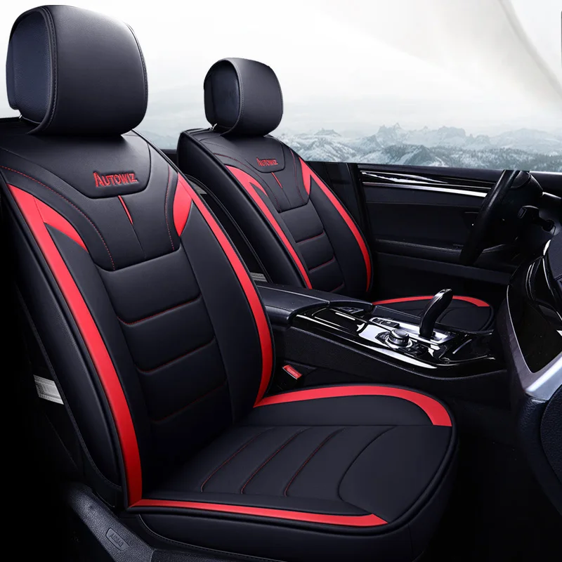 

( Front + Rear ) Special Leather car seat cover For Ford mondeo Focus Fiesta Edge Explorer Taurus S-MAX auto accessories styling