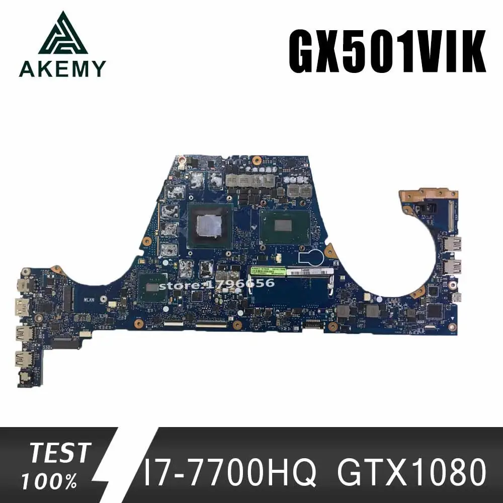buy GX501VIK Motherboard I7 7700HQ GTX1080 For ROG ASUS GX501V GX501VI GX501VIK Laptop motherboard GX501VIK Mainboard (Exchange)! !