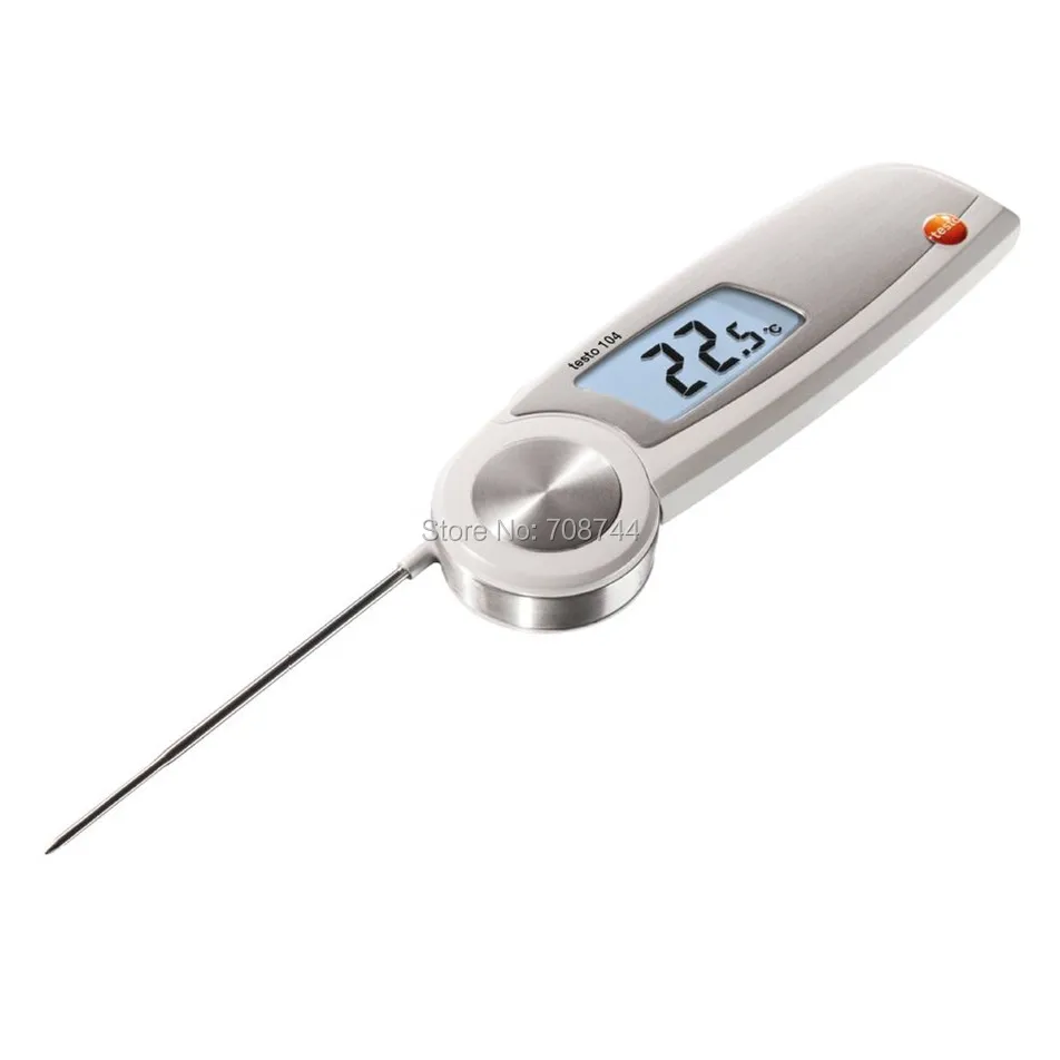 Бренд Testo 104 водонепроницаемый пищевой термометр-50 до+ 250C цифровой Ручной идеально подходит для проверки безопасности пищевых продуктов Testo 0563 0104