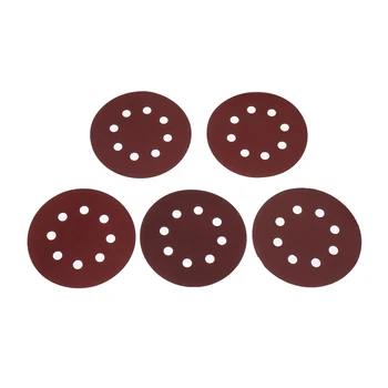 

30Pcs 125mm Sanding Disc 8Holes Sander Sandpaper Disc Pad Hook Loop Grinding Buffing Abrasive Tool 800/1000/1200/1500/2000 Grit