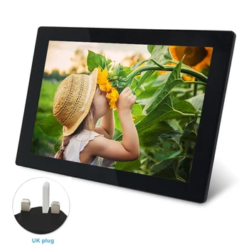 

10.1 Inch Photos Vedio Sending WIFI Music High Definition Digital Picture Frame Travel Sharing Wide Angle Remote Easy Apply